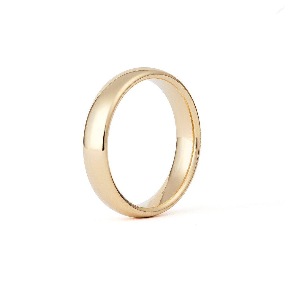 Buy 14 Karat Gold Ring 4mm X 1.5mm Gold Wedding Band Mens Gold Wedding Band  Womens Gold Wedding Ring Plain 14K Gold Band 14K Gold Ring Online in India  - Etsy